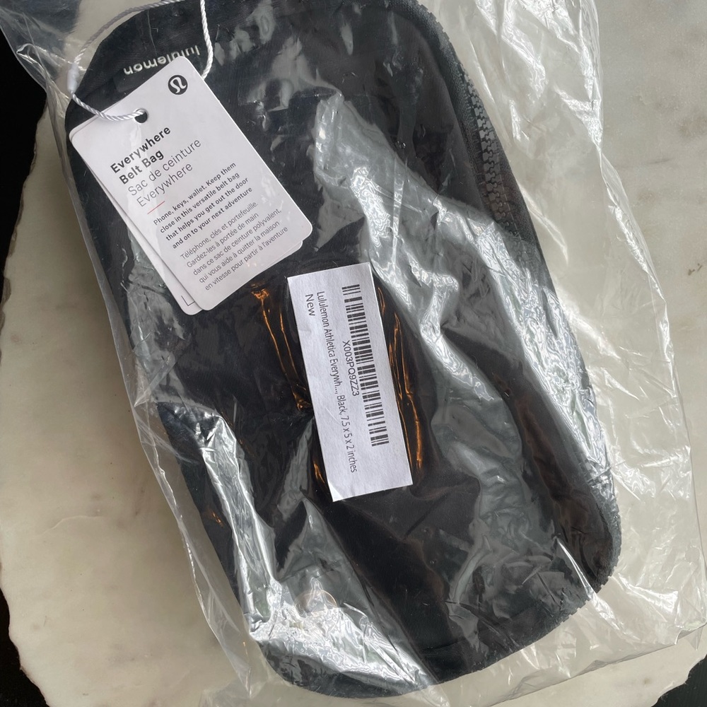 Lululemon Belt Bag Black Brand New
